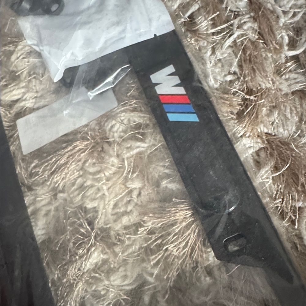 Black License Plate Frame 2 Piece - Picture 3 of 3